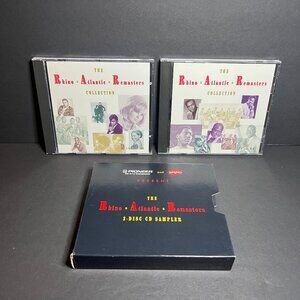 Rhino Atlantic Remasters 1992 2 Disc CD Promo Sampler Pack w/ Cardboard Sleeve